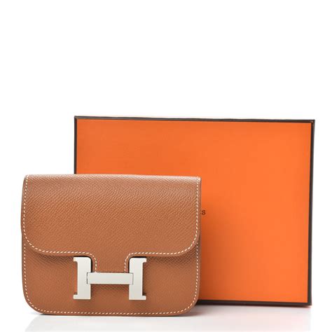 hermes constance slim gold|hermes epsom constance slim wallet.